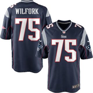 Youth Nike New England Patriots Vince Wilfork Game Team Color Jersey 