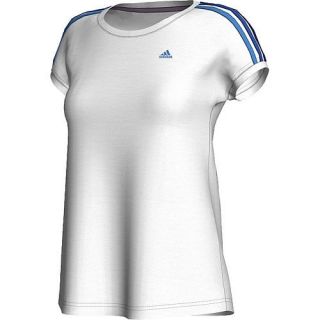 Adidas Damen T Shirt Essentials 3 Stripes, weiß weiß im Karstadt 