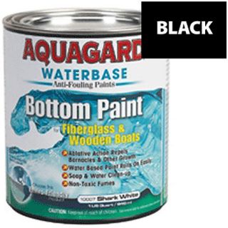 Aquaguard Waterbase Anti Fouling Bottom Paint Quart Black   Gander 