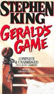 Geralds Game by Stephen King 1992, Cassette, Unabridged, Abridged 