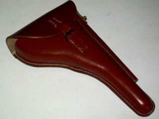 WWII GERMAN Luger P08 6 barrel Holster   Reproduction