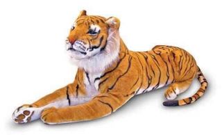Melissa and & Doug Plush Animal Stuffed Tiger   New