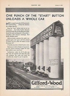 1930 Gifford Wood Ad Sterling Coal Company Detroit MI