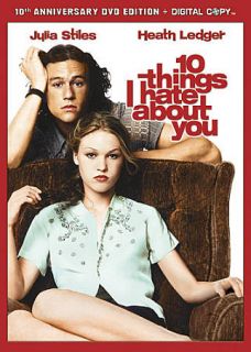 10 Things I Hate About You DVD, 2010, 2 Disc Set, 10th Anniversary 