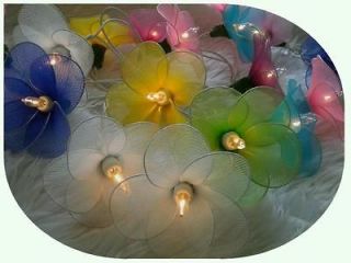 35 Flower Party String Light Girl Gift Room Decor Mix Patio BBQ Lights 