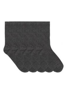 Matalan   Boys 5 Pack Ribbed Socks