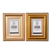 Home Floral Supplies & Decor Frames Gold Toned Plastic Photo Frames 