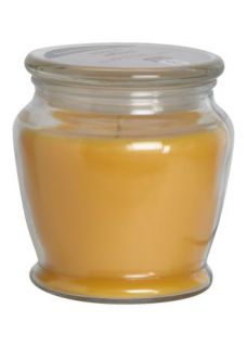 Matalan   Ginger Peach Scented Glass Jar Candle