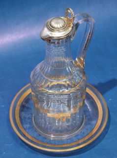 glass decanters in Silver