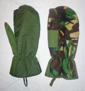 British Army Issue Woodland DPM MkIII Arctic Mittens Gloves