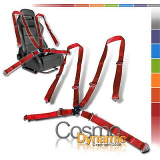 POINT CAMLOCK RED SAFETY SEAT BELT HARNESS AVENGER (Fits Grand Prix 