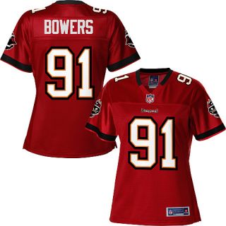 Womens Pro Line Tampa Bay Buccaneers DaQuan Bowers Team Color Jersey 