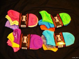 Lot Of 12 Womens No Show Solid Color Ankle Socks Size 9 11 NEW
