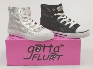 Gotta Flurt CA HIDISCOG Girls Glitter Sneaker for Dance or Street