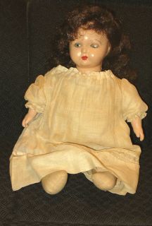 14 ANTIQUE VINTAGE TIN EYE COMPOSITION BABY DOLL ORIGINAL CLOTHING