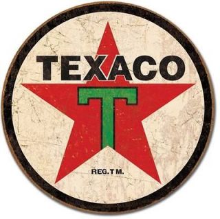 TEXACO GAS & OIL SIGN   MADE IN THE USA   