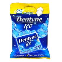 Bulk Dentyne Ice Peppermint Sugarless Gum, 2 Pack Bags at DollarTree 