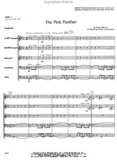 Look inside The Pink Panther   Sheet Music Plus