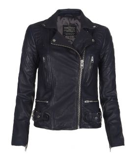 Chase Biker Jacket, Women, Leather, AllSaints Spitalfields