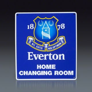 Everton Home Changing Room Sign  SOCCER