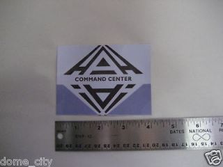 SPACE 1999 GERRY ANDERSON COMMAND CENTER WINDOW STICKER