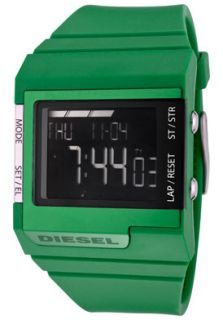 Diesel DZ7136 Watches,Mens Digital Multi Function Green Rubber, Men 