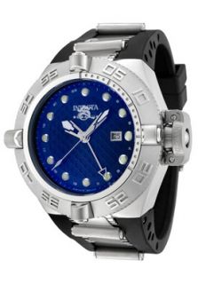 Invicta 1155 Watches,Mens Subaqua GMT Blue Dial Black Rubber, Mens 