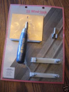 NEW Wind Lock Square Groove Tool Kit, 1/2 and 3/8