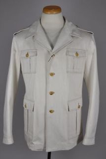 Authentic $1390 Gucci Mens Beige Jacket Coat M L XL 2XL 3XL