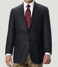 Signature 2 Button Herringbone Regal Fit (Portly) Sportcoat  Sizes 44 