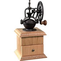 Cast Iron Wheel Coffee Grinding Mechanism and Mill Well Kit, with FREE 