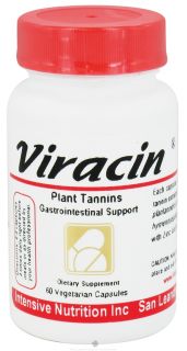 Intensive Nutrition, Inc.   Viracin Plant Tannins Gastrointestinal 