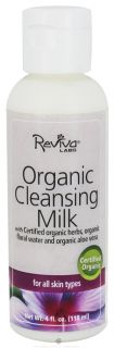 Reviva Labs   Organic Cleansing Milk   4 oz. CLEARANCE PRICED For All 