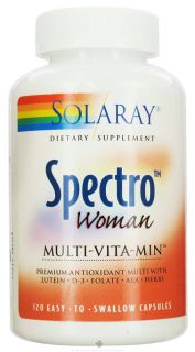 Solaray   Spectro Woman Multi Vita Min   120 Capsules Premium 