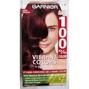 Garnier 100% Color Vitamin Enrich​ed Gel Crème, 460 Deep Auburn