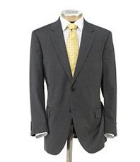 Executive 2 Button Wool Suit with Center Vent and Plain Front Trousers