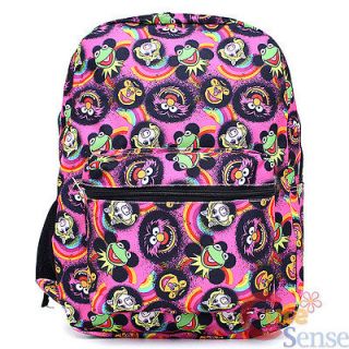 The Muppets Large School Backpack 16 Large Bag Characters All Over