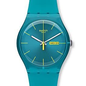 Swatch Armbanduhr New Gent, türkis blau im Karstadt – Online Shop 