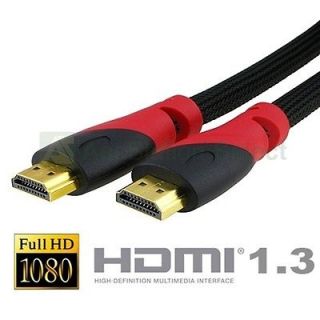 Premium 1080p 1.3 24K Gold HDMI Cable Cord 6 FT 6ft for PS3 HDTV 