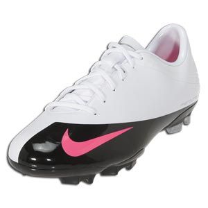 Image of Nike Mercurial Veloci V FG   White/Pink Flash/Black/Metallic 