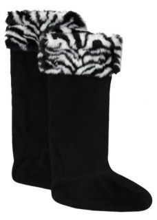 Matalan   Faux Fur Detail Welly Liners