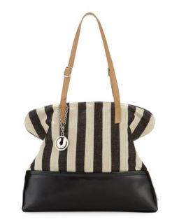 Striped Savanna Tote Bag   