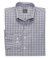 Traveler Long Sleeve Patterned Cotton Buttondown Sportshirt Big or 