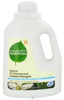Zoom View   2x Liquid Laundry Detergent White Flower & Bergamot Citrus