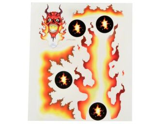 Spaz Stix Exterior Decal Sheet (Devil Fire) [SZXSIC003]  Stickers 