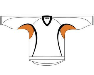 NEW Senior 3 COLOR Hockey Jersey with Name and Number White/Black 
