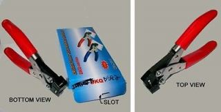   ID Card Badge Slot Hole Punch Hand Held Slotting Tool Steel New