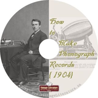 How To Make Phonograph Records {Gramophone} on CD
