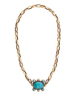 Turquoise Pendant Necklace   