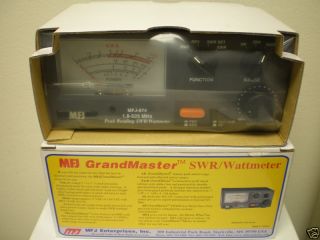 MFJ 874 GRANDMASTER SWR/WATTMETER 1.8 525 MHz (NEW)